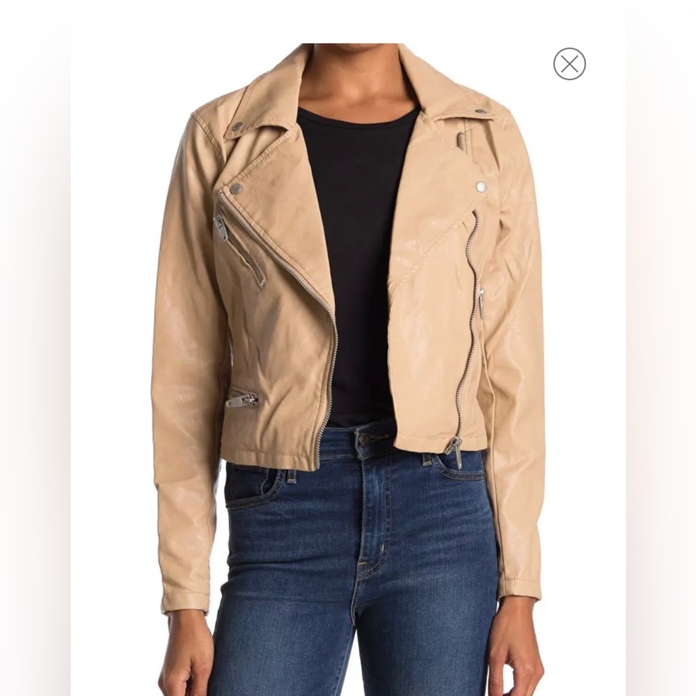 Blank NYC Faux Leather Moto Jacket (NWOT)